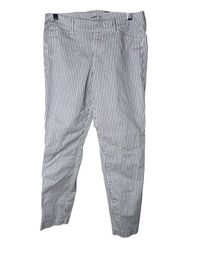 Old Navy Pixie Blue & White Striped Ankle Pants Size 4